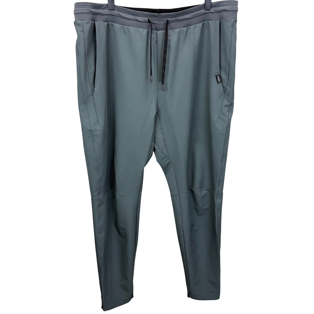 UNRL Apex Pants Mens Size XL Gray/Green Tapered Performance Stretch Tech Active